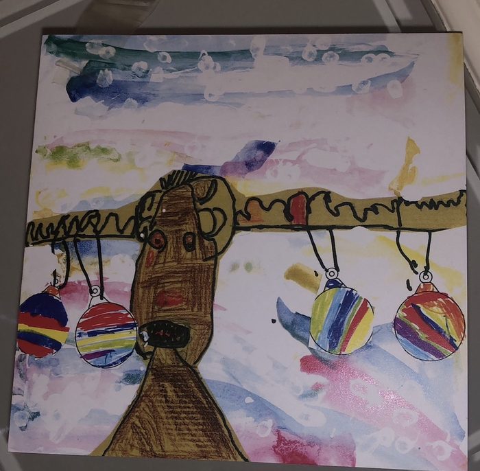 Children's drawing artwork